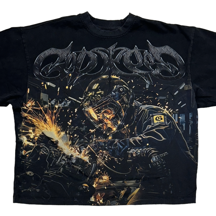Godspeed Steel Sharpens Steel Tee