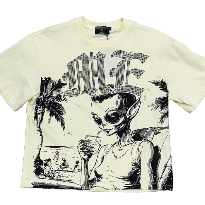 Mixed Emotion Beach Rhinestone Tee