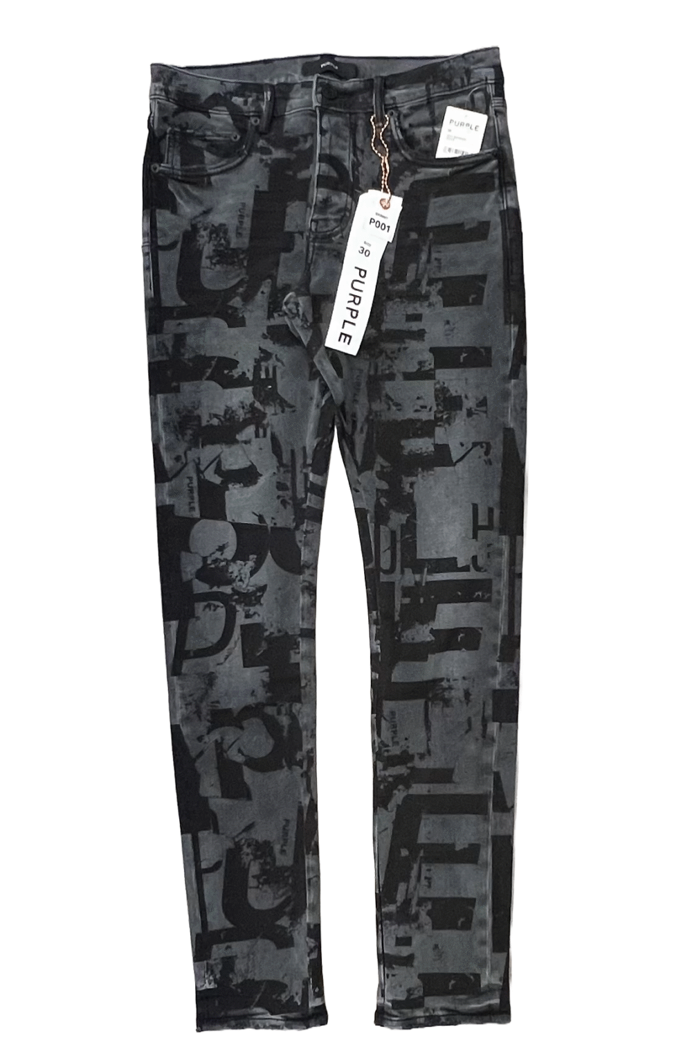Purple Brand P001 Grunge Print Jeans
