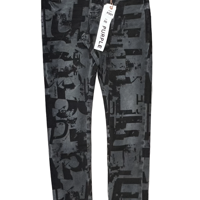 Purple Brand P001 Grunge Print Jeans