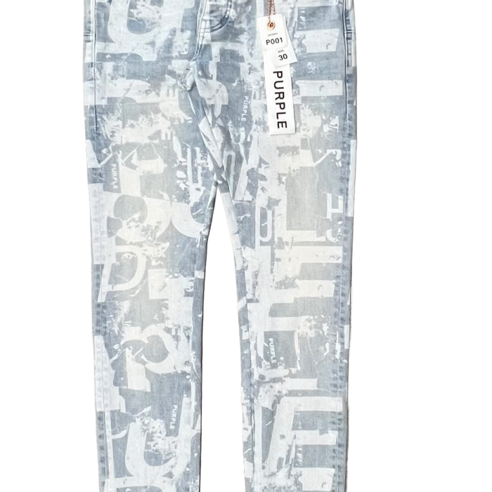 Purple Brand P001 Grunge Print Jeans