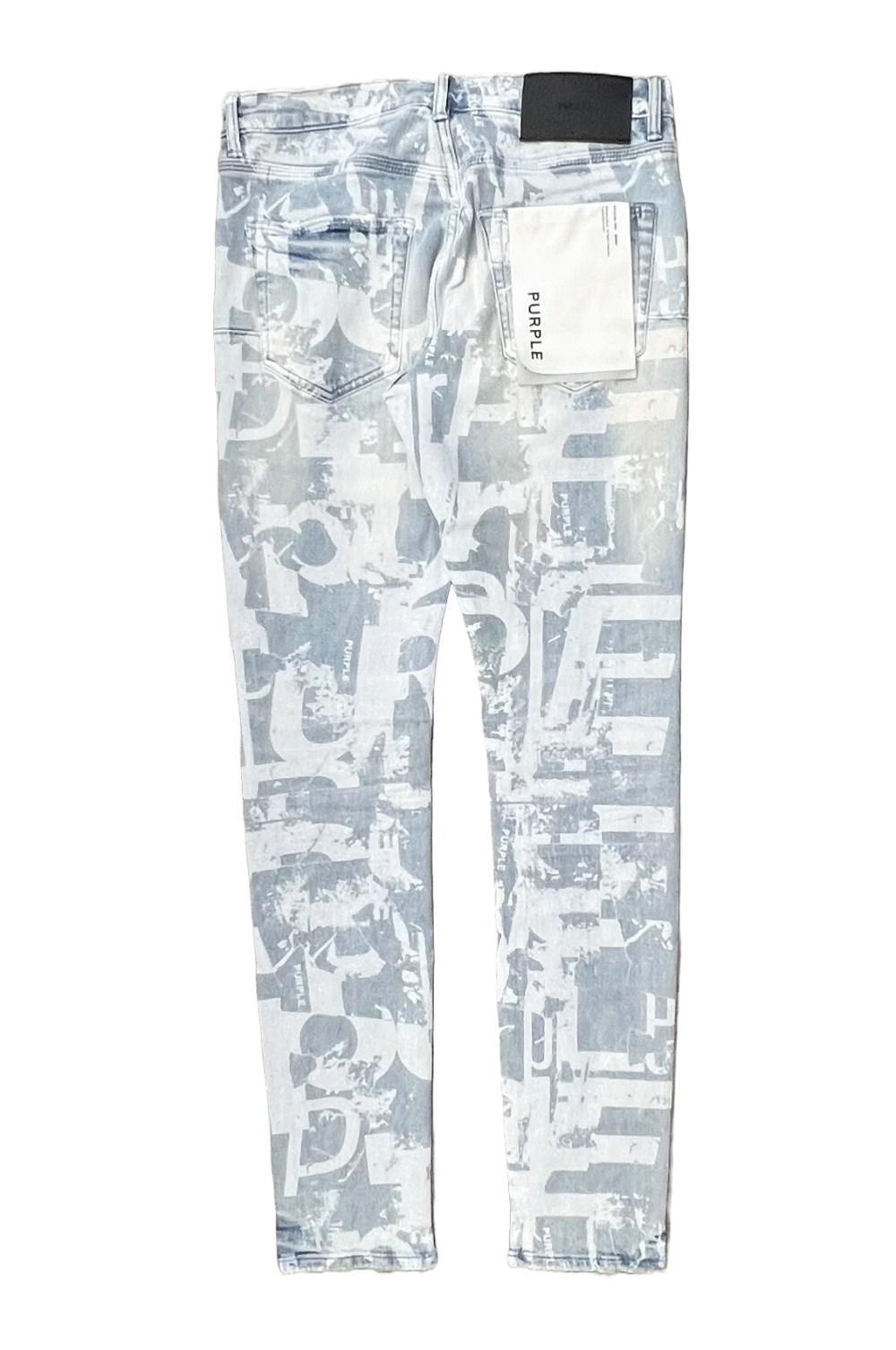 Purple Brand P001 Grunge Print Jeans - Image 2