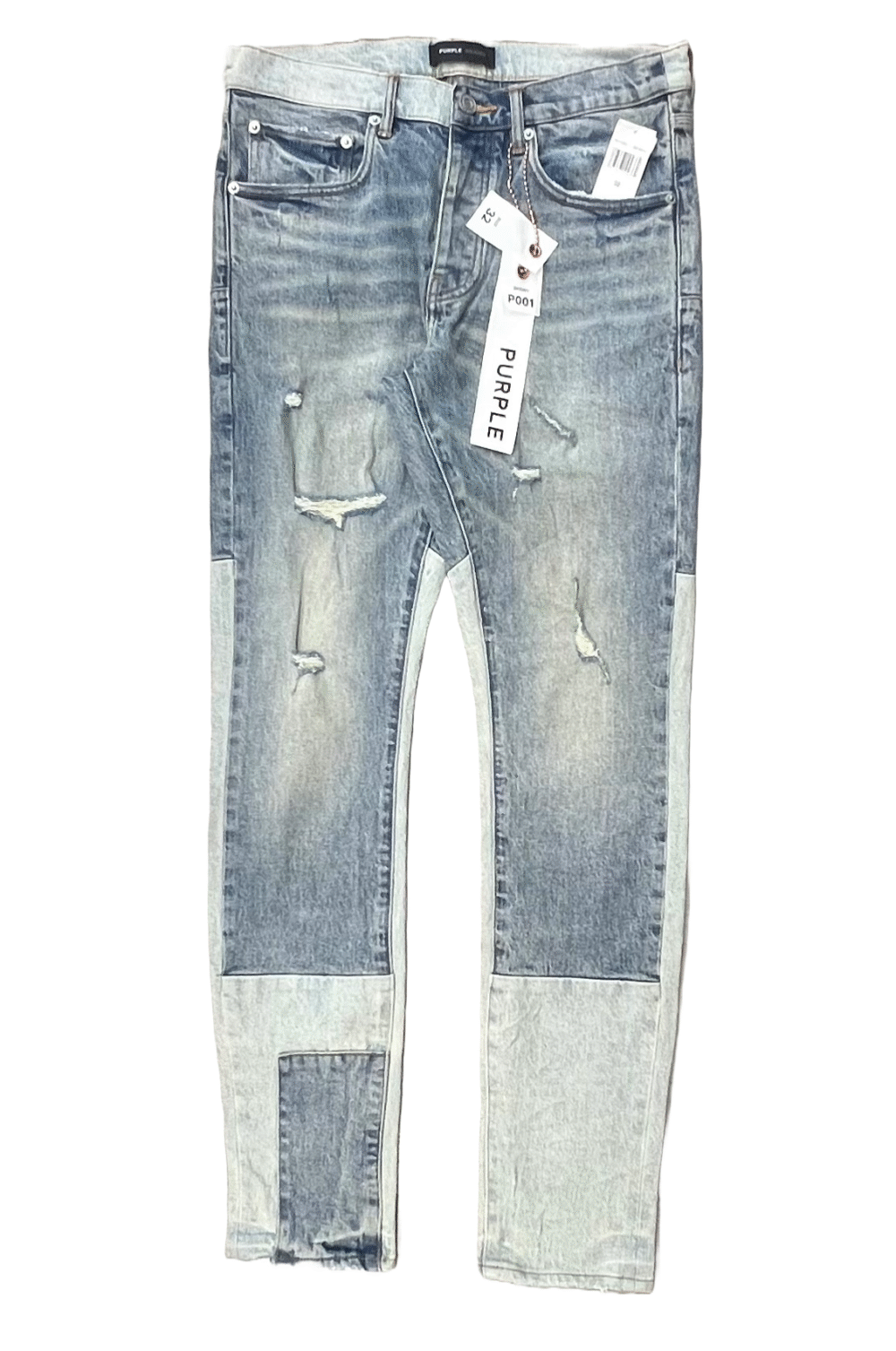 Purple Brand P001 Skinny Patchwork Jeans
