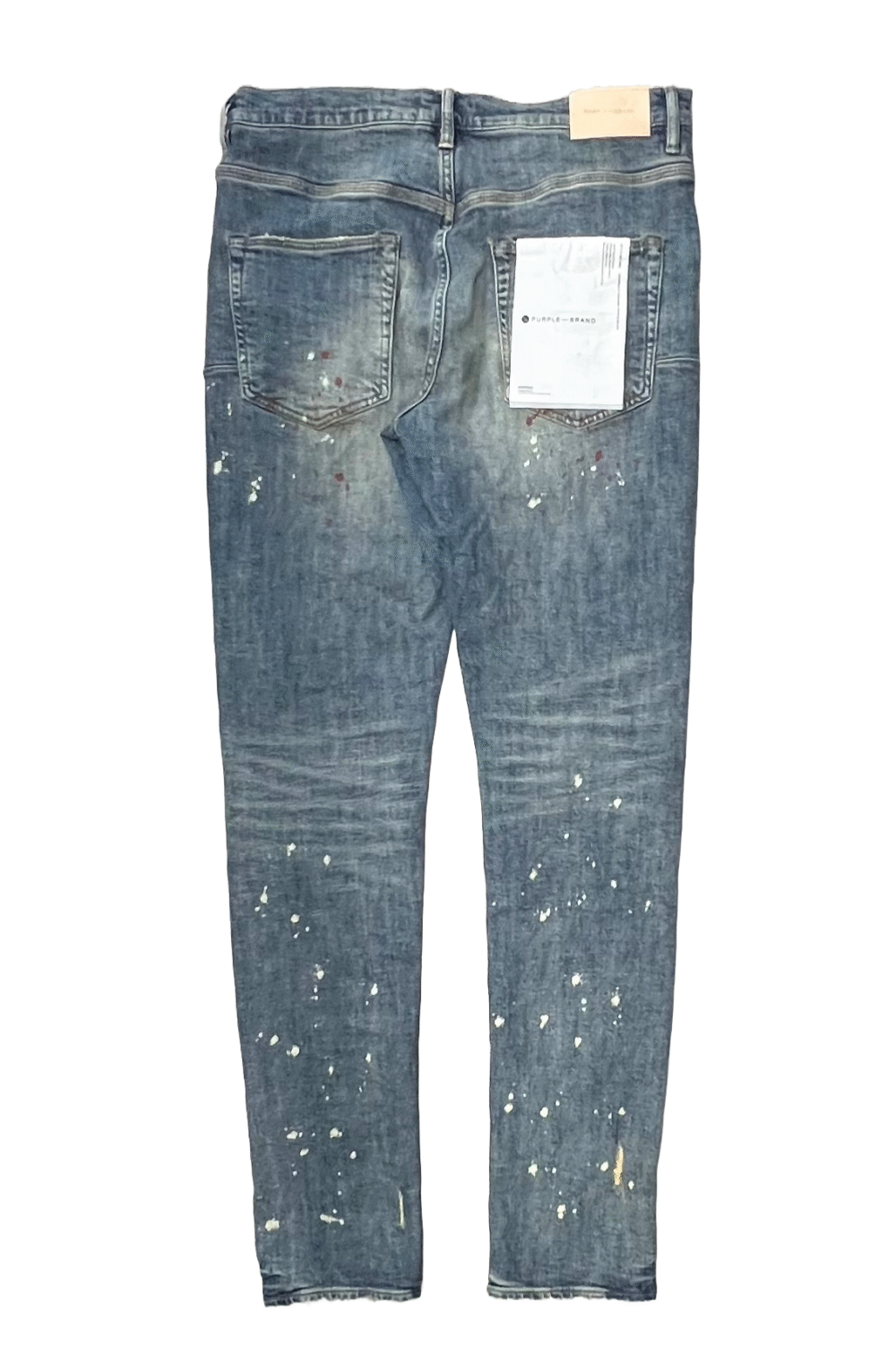 Purple Brand P002 Vintage Spotted Indigo Jeans - Image 2