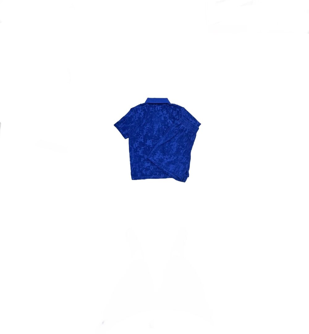 Purple Brand Gothic Camo Polo Shirt & Shorts - Image 2