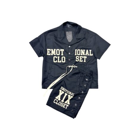MIXED EMOTION "Backyard" Nylon Short Set