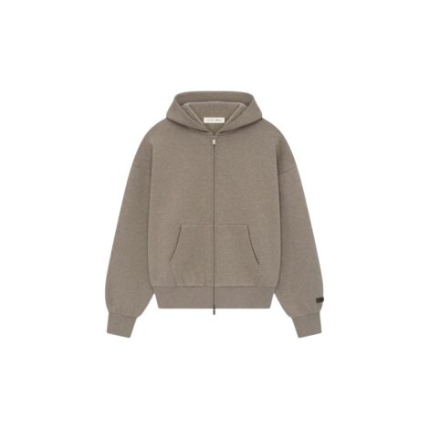 FEAR OF GOD ESSENTIALS Classic Fit Fleece Zip Up Hoodie